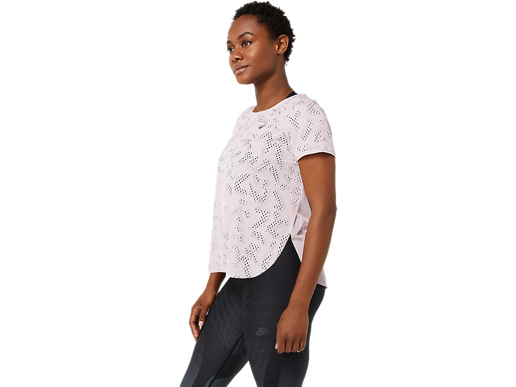 Rose Asics Ventilate Women's Short Sleeve Tops | EPFN-62489