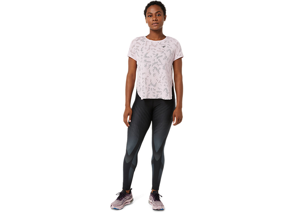 Rose Asics Ventilate Women's Short Sleeve Tops | EPFN-62489