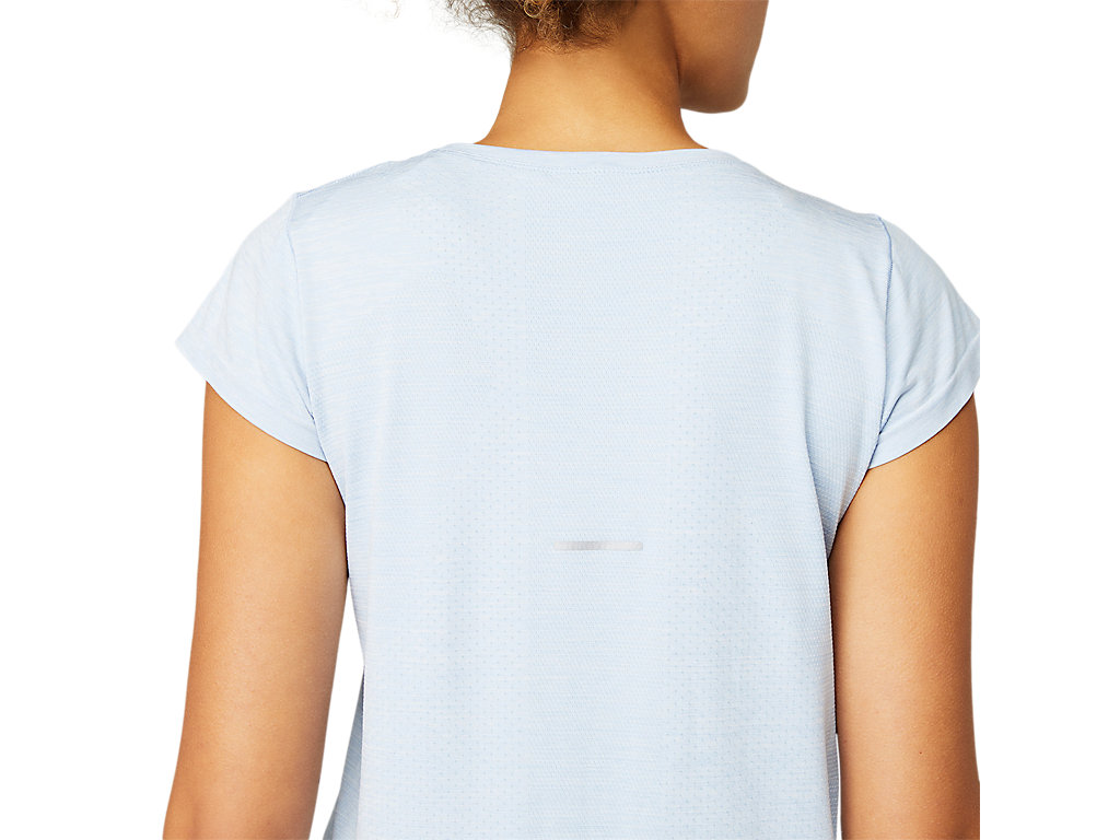 White Asics Race Women's Short Sleeve Tops | MJQB-04317