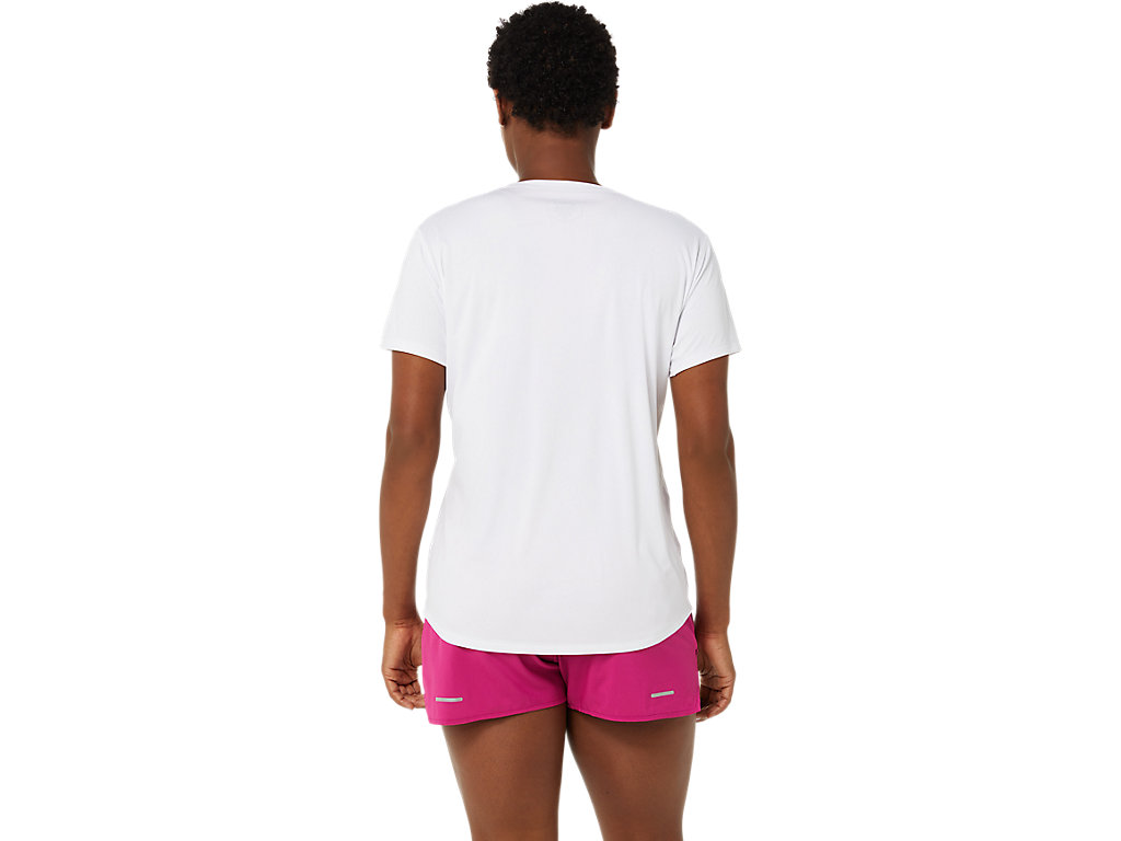 White Asics Sakura Women's Short Sleeve Tops | MFDU-82630