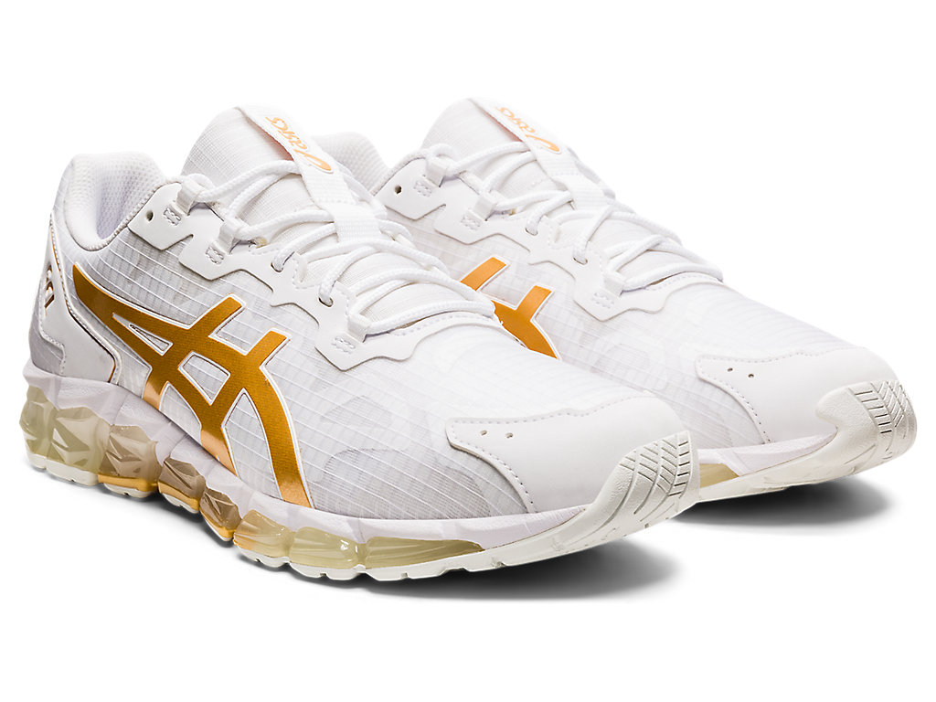 White / Gold Asics Gel-quantum Men's Sportstyle | KQGZ-02819