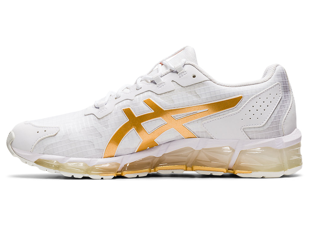 White / Gold Asics Gel-quantum Men's Sportstyle | KQGZ-02819