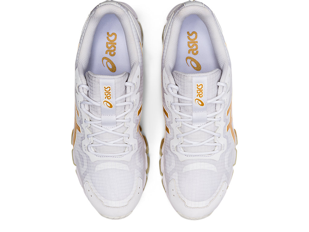 White / Gold Asics Gel-quantum Men's Sportstyle | KQGZ-02819