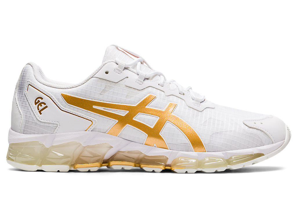 White / Gold Asics Gel-quantum Men\'s Sportstyle | KQGZ-02819