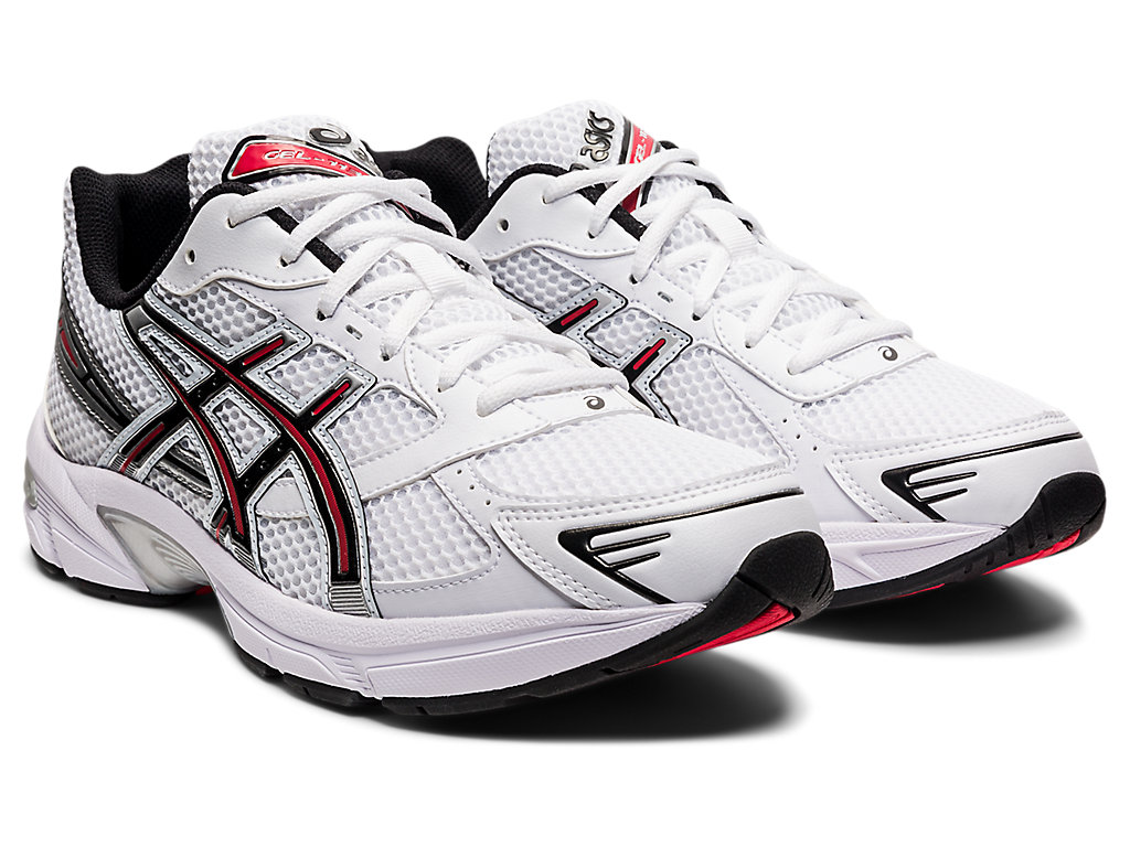 White / Red Asics Gel Men's Sportstyle | JLRY-38459