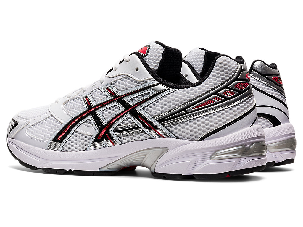 White / Red Asics Gel Men's Sportstyle | JLRY-38459