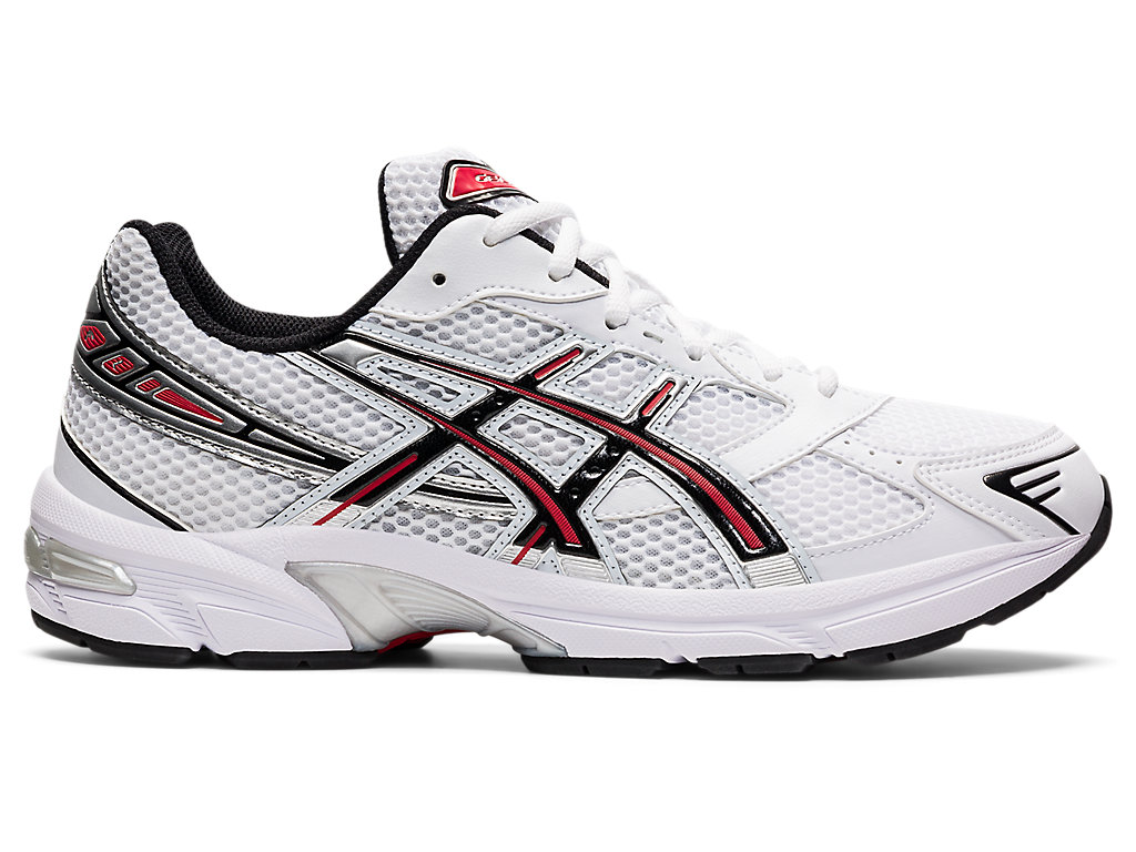 White / Red Asics Gel Men\'s Sportstyle | JLRY-38459